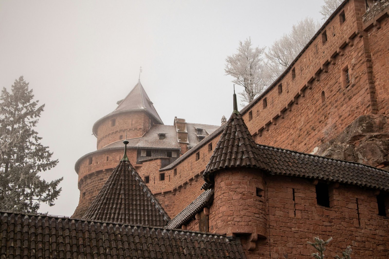 Castillo en Alsacia, Francia